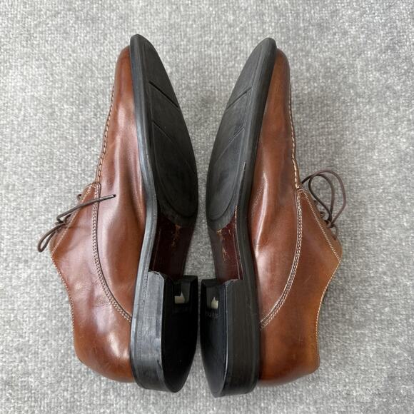 Cole Haan Shoes Mens Size 9.5 Brown Oxford Dress Air Apron Toe Leather main image 15